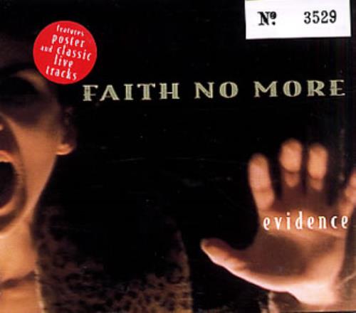 Faith No More Evidence - CD Pack with Poster UK CD single (CD5 / 5